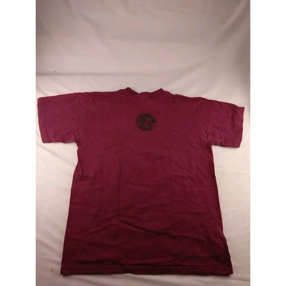 Woman's Anvil Red Sun Short Sleeve Tee Shirt Size Medium - Picture 3 of 3